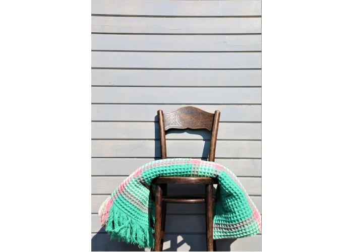 Peppermint & Pink Honeycomb quilt CPH77